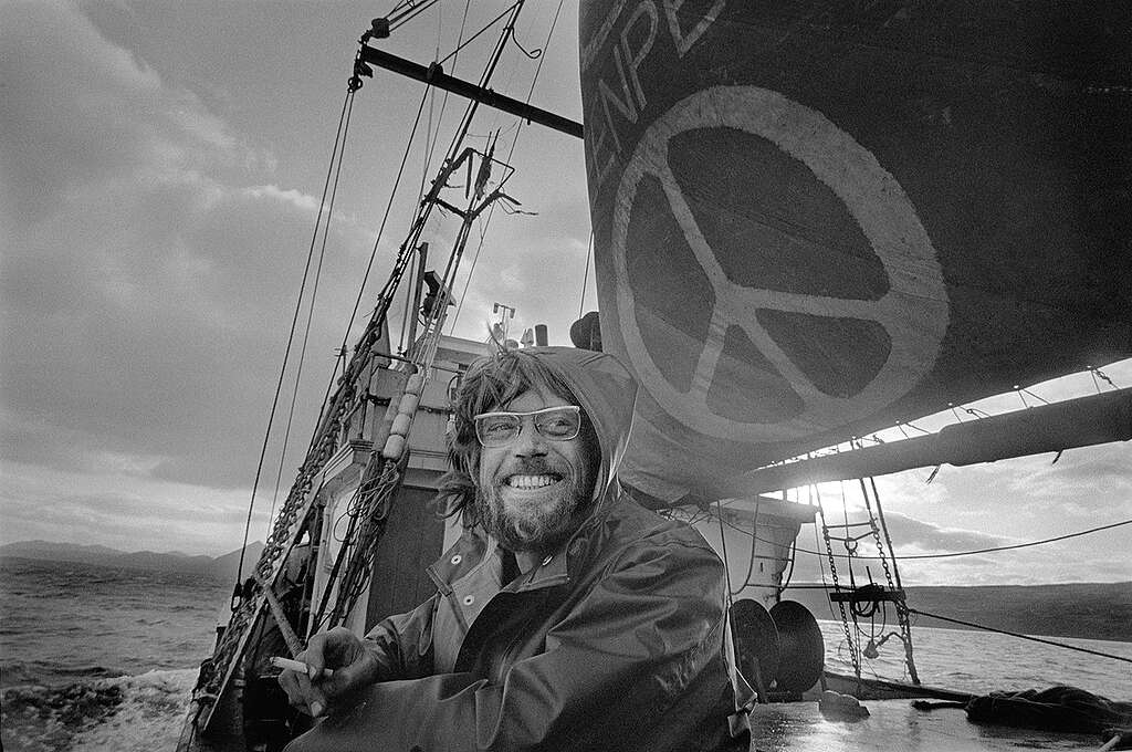 Lyle Thurston - Voyage Documentation (Vancouver to Amchitka: 1971). © Greenpeace / Robert Keziere