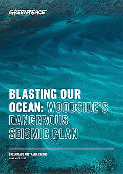 Greenpeace Report: Blasting our Ocean: Woodside’s Dangerous Seismic Plan