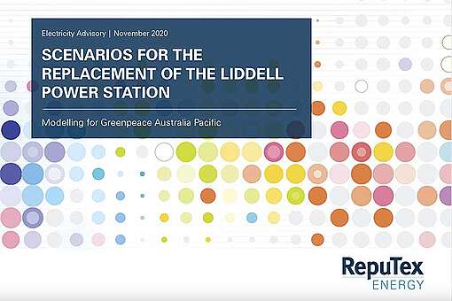Greenpeace report: Scenarios for the Replacement of the Liddell Power Station