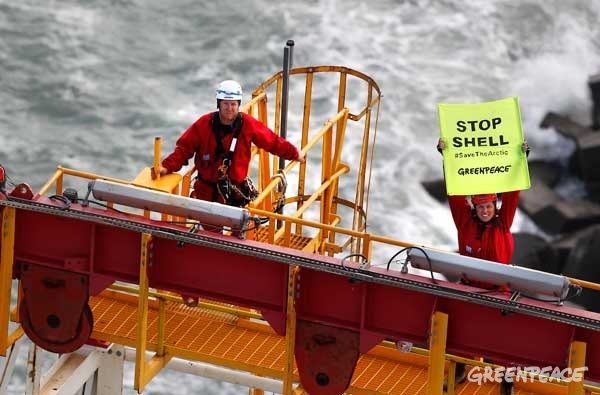 Stop Shell protest action
