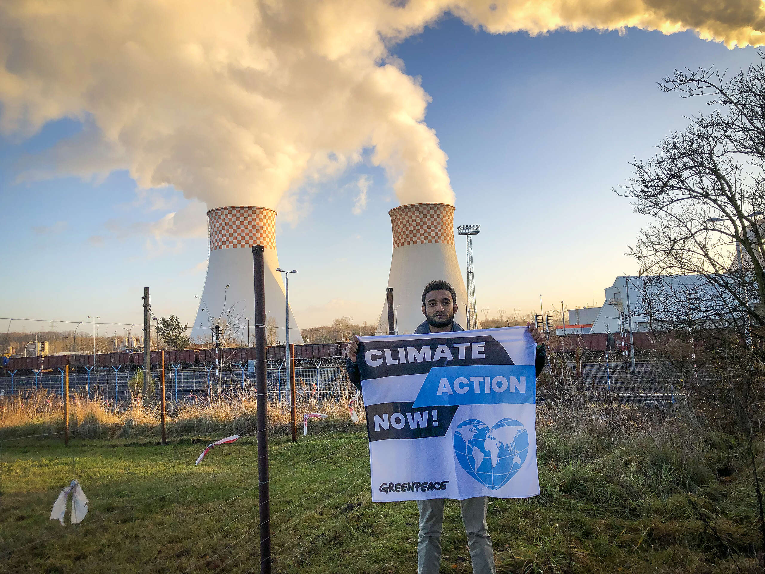 Portrait of Kelvin Anthony at COP24 © Andrew Kelly/Greenpeace