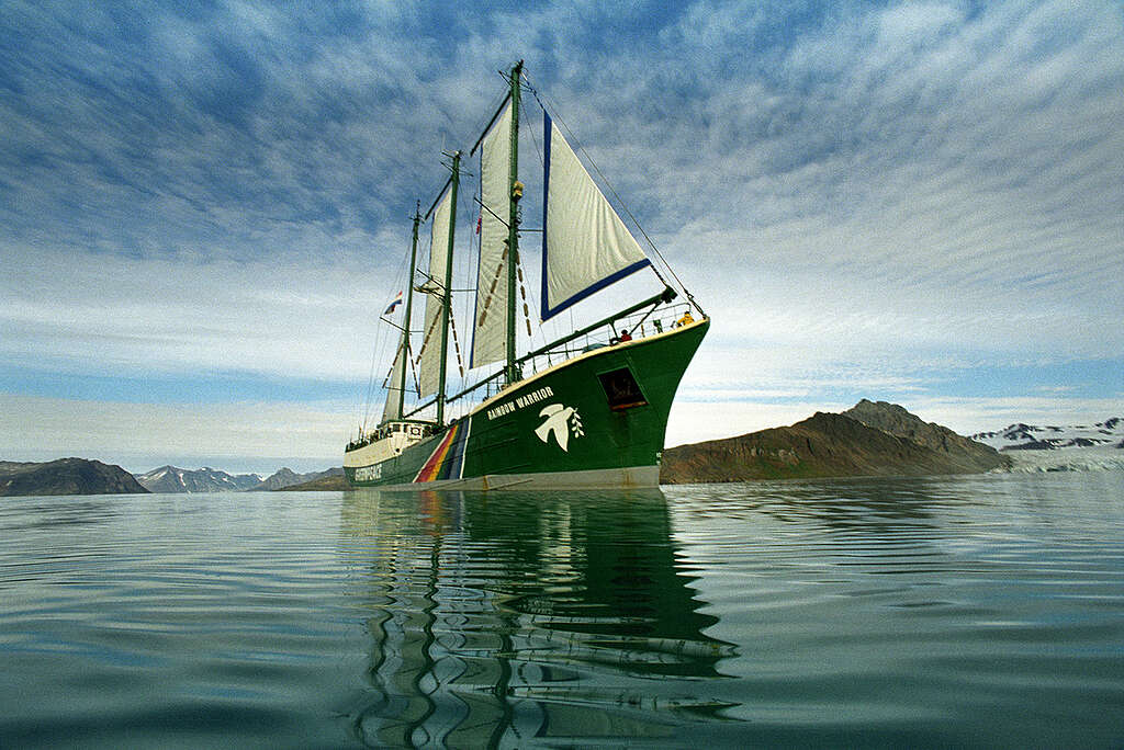 Climate Impact Documentation in Norway, Svalbard. © Greenpeace / Christian Åslund