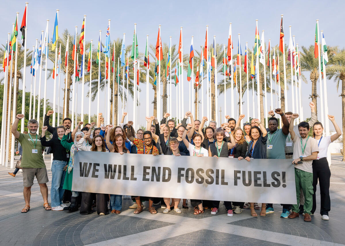 COP 28 Delegation in Dubai. © Marie Jacquemin / Greenpeace