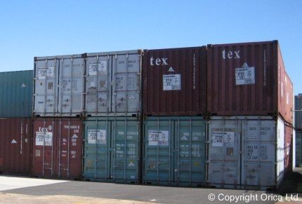 One of HCB waste stores at Botany Industrial Park