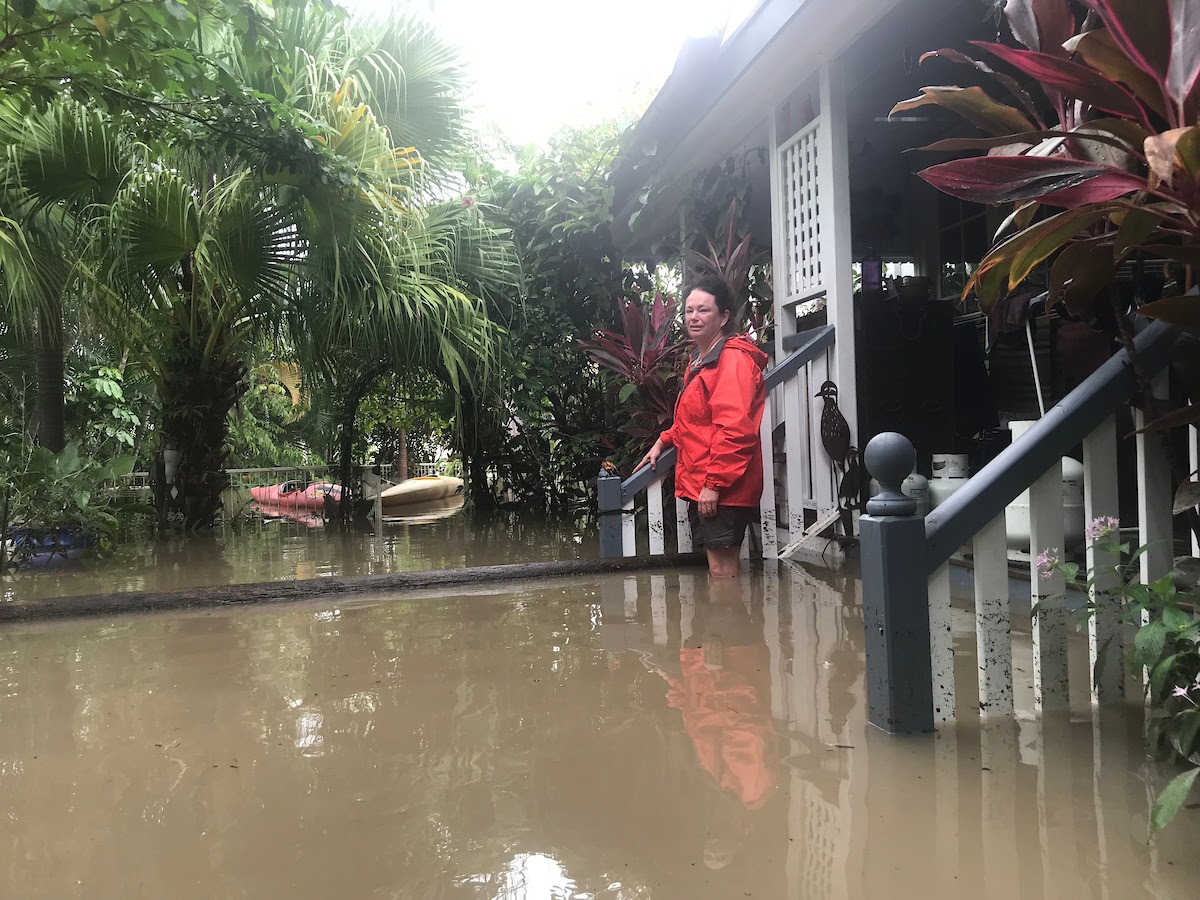 Back in 2001 the house had been elevated and we thought we were guaranteed that flood waters could never reach it.