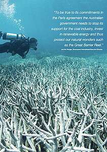 REPORT: Exporting climate change, killing the Reef