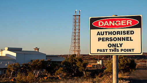 Woodside's Burrup North-west Shelf Plant in Western Australia. © Luke Sweet / Conservation Council Western Australia / Greenpeace