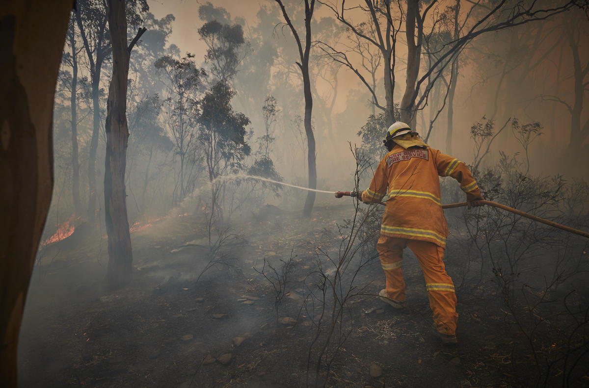 Australia's Bushfires Continue to Burn. © Kiran Ridley / Greenpeace