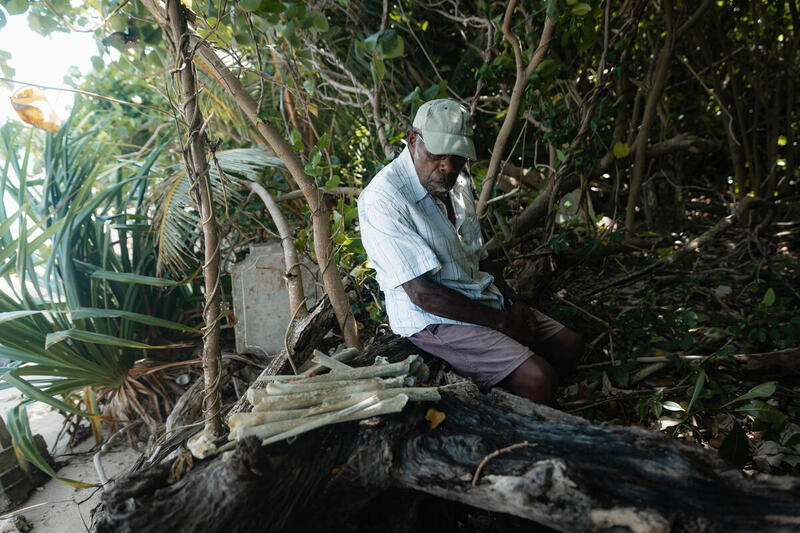 Graveyard on Pele Island