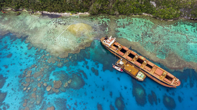 Oil Spill Adjacent to UNESCO World Heritage Site in Solomon Islands
