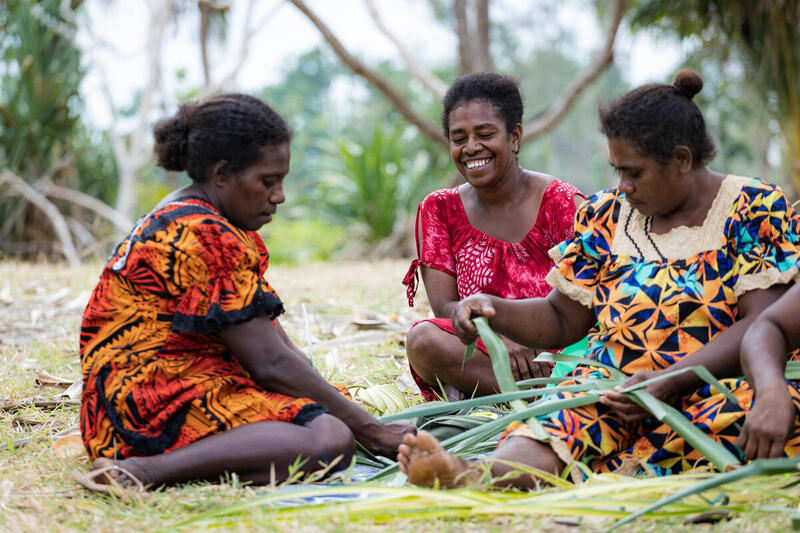 Traditional Weaving Workshop in Vanuatu