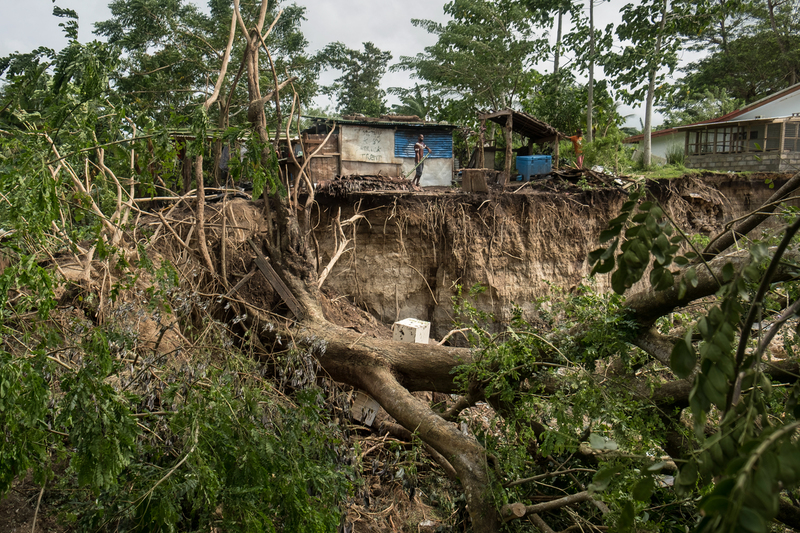 Impacts of the Tropical Cyclone Donna in Port VilaCambio Climatico en Vanuatu